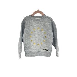 Finger In The Nose Sweatshirt Kids Size 4/5 Years Medium Crew Neck Gray Pullover